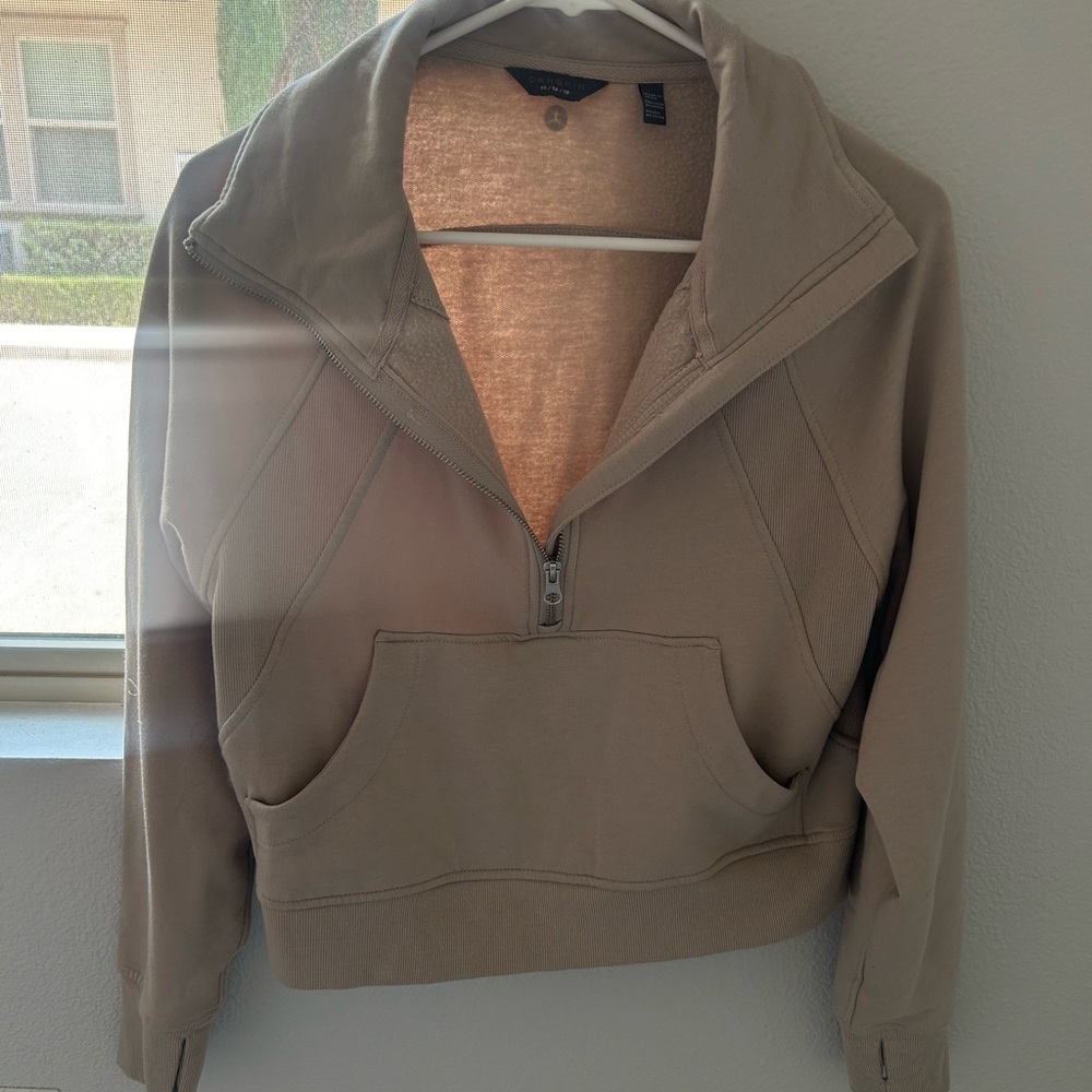 Gently used Danskin Pullover Sweatshirt, Greige, Size XS